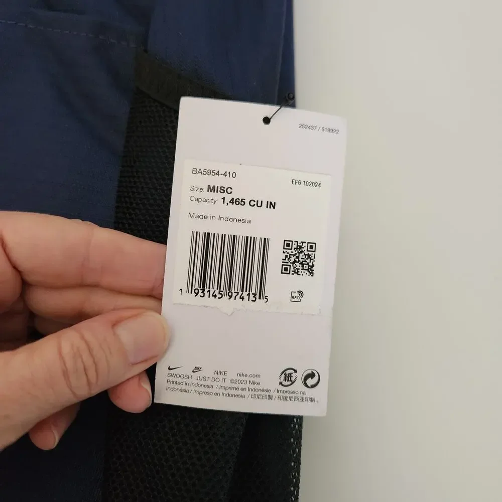 Nike Brasilia Medium Training Nike Backpack for Women and Men , Navy
